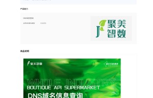 【聚美智数】DNS域名信息查询-域名DNS信息查询-DNS信息查询