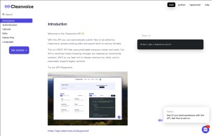 Cleanvoice AI API