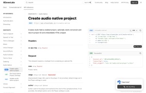 Audio Native API