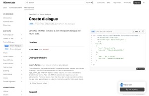 Text to Dialogue API