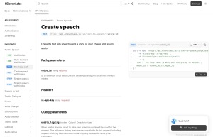 Text to Speech API