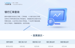 银行汇率查询