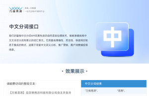 中文分词接口