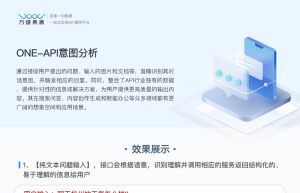 ONE-API意图分析