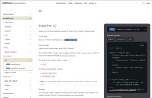 Stable 3D API