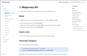 Midjourney API