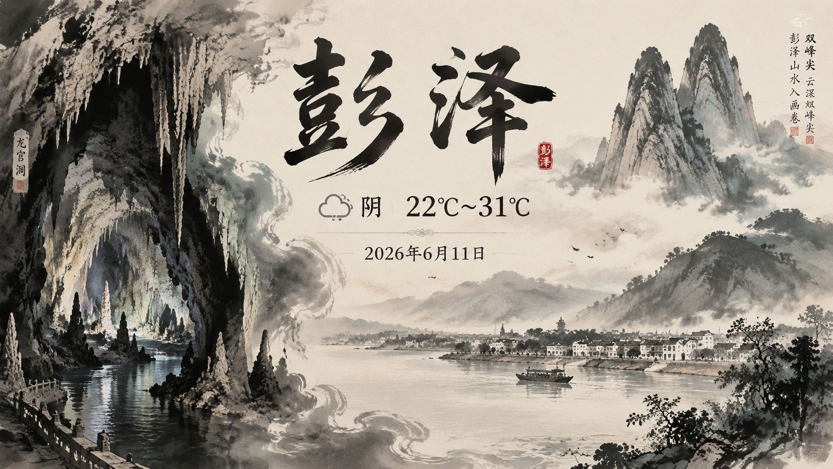 城市天气画报生成 截图 2