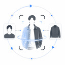 虚拟试穿效果生成 logo