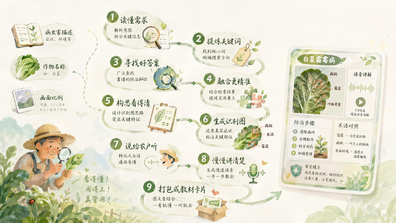 Agri-Visual Teaching Card Generator icon