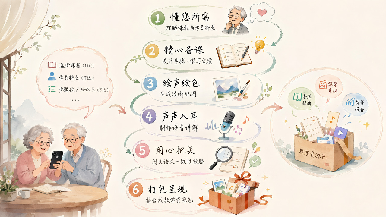 Senior University Multimodal Material Generation icon