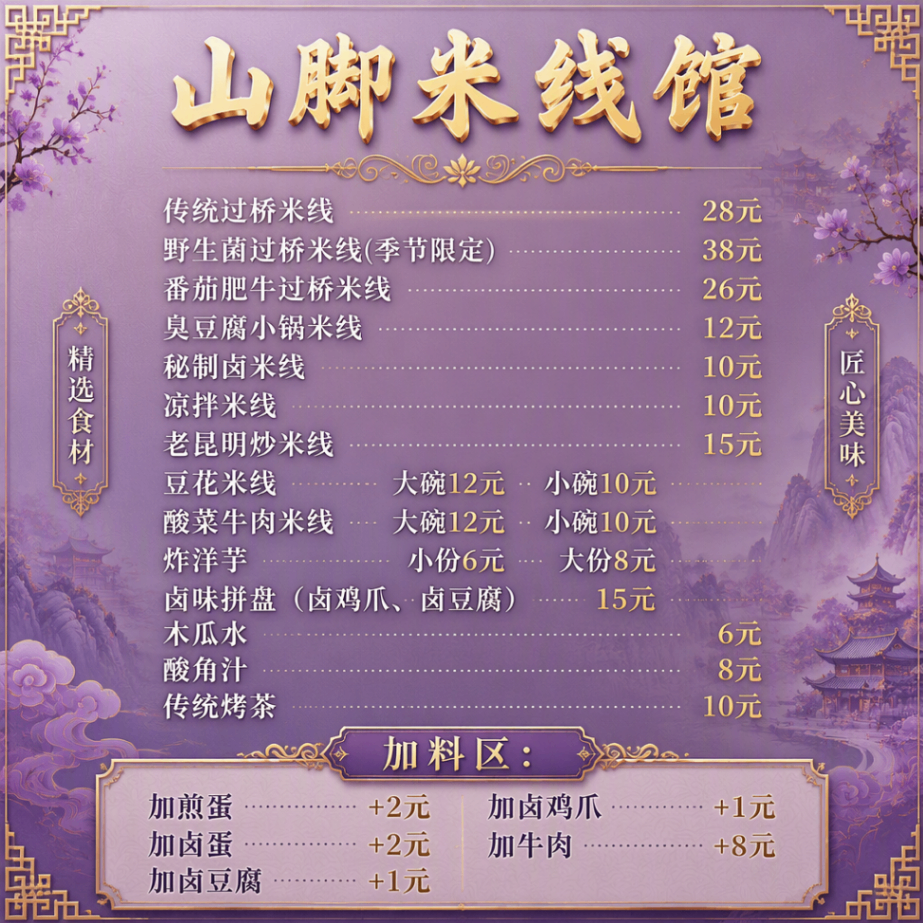 Restaurant Menu Design Generation screenshot 3