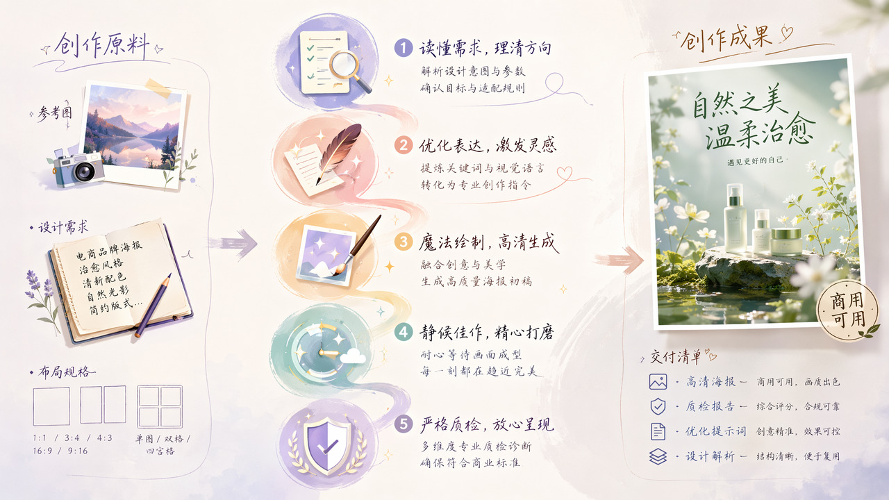 New Media E-Commerce Brand Poster Generation icon
