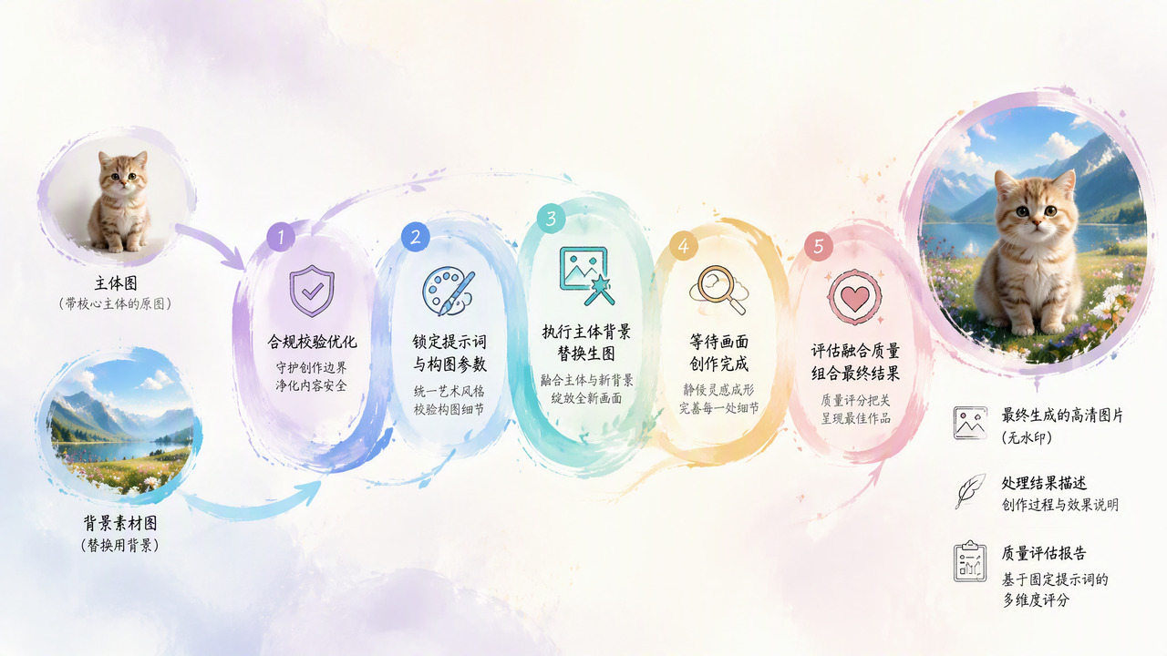 Image Subject Background Replacement icon