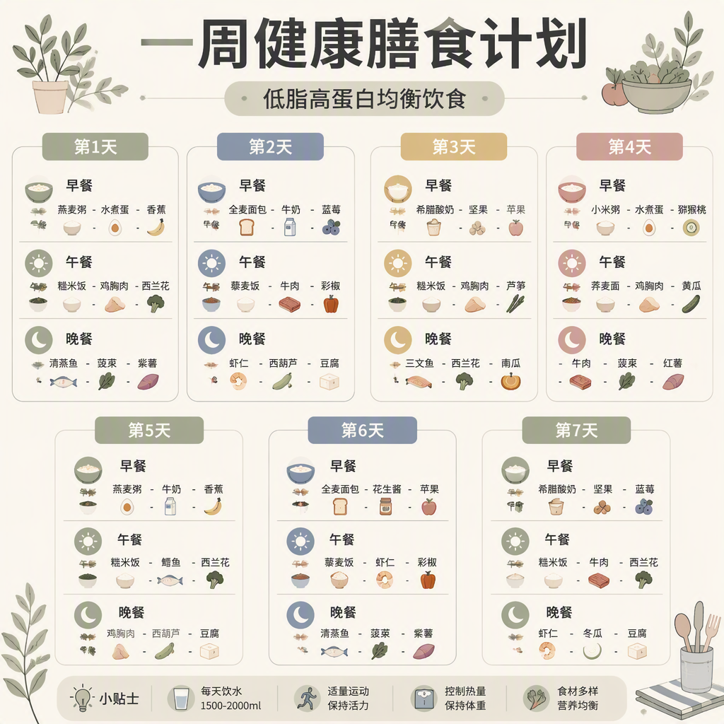 智能膳食规划图文生成 截图 2